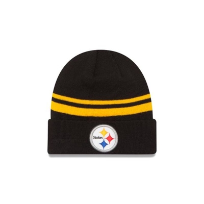 Sapca New Era Pittsburgh Steelers NFL Cuff Knit Beanie - Negrii